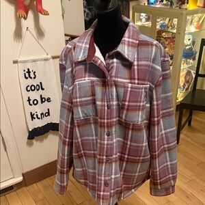 Free Country Plaid Button-Up Jacket